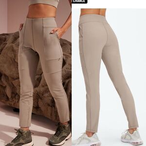Fabletics Beige Track Pants